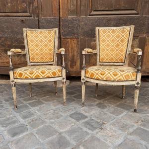 Pair Of Directoire Armchairs