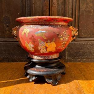 Large Auguste Majorelle Plant Pot
