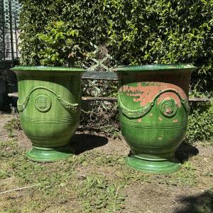 Grande paire de vase d’Anduze H70cm D55cm