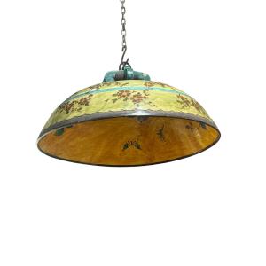 Objet de l’exposition universelle de 1889, coupe en céramique signé Ciolck