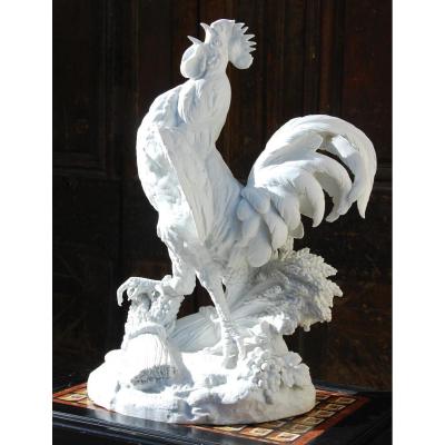 Coq En Biscuit SignÉ P.comolera 1818-1897