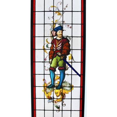 Lansquenet Stained Glass V102