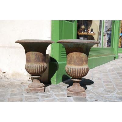 Pair Of Medicis Vases 18th