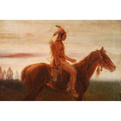 Apache Chief Signed Janet Lange (1815-1872)