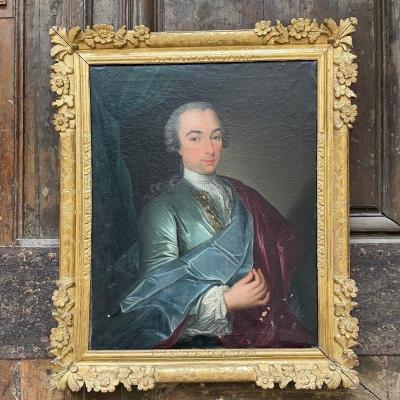 Portrait d'Un Gentilhomme d'époque 18ème