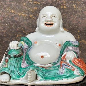 Bouddha Rieur En Porcelaine