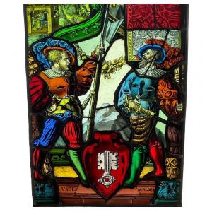 Stained Glass Windows With Keys