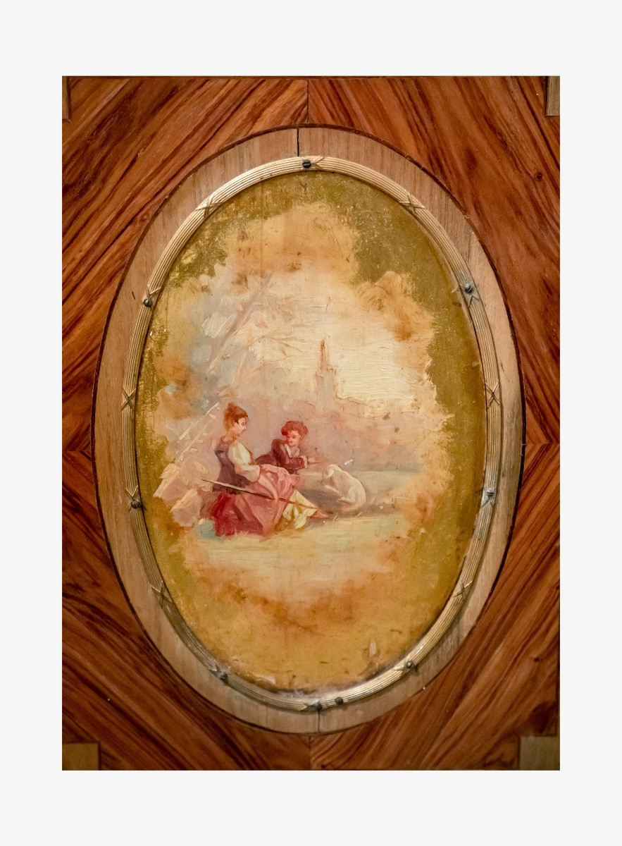 Bibliothèque en vernis Martin -photo-3