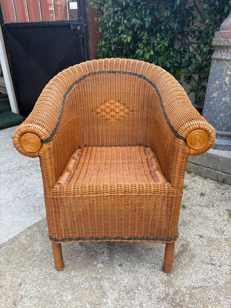 4-piece Rattan Living Room Set-photo-3