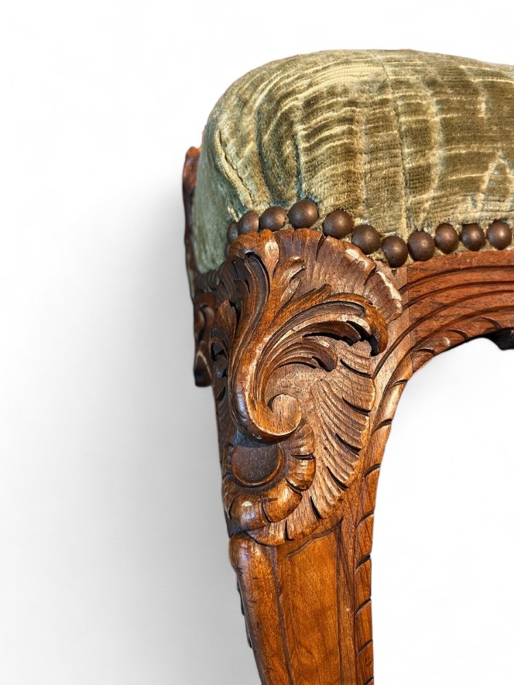 Pair Of Louis XV Style Armchairs-photo-3