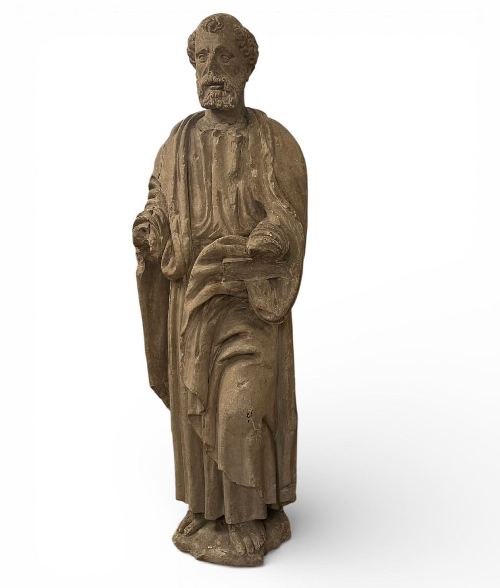 Statue Gothique en pierre- Fin XIVe siècle