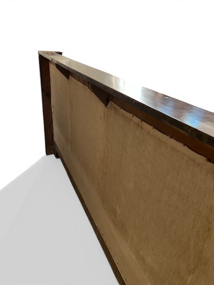 Important Carved Mahogany Sofa, Naples-photo-3