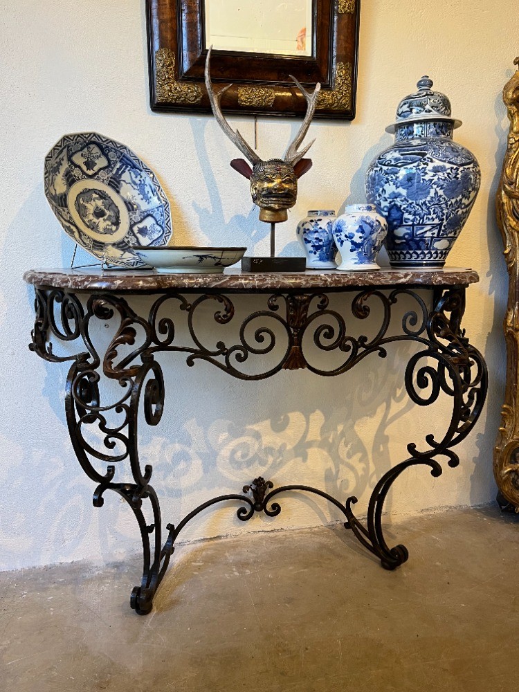 Wrought-iron Support Bracket.