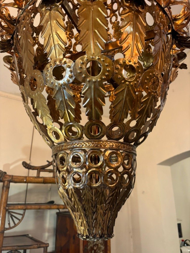 Pair Of Chandeliers From Southern Spain-photo-3