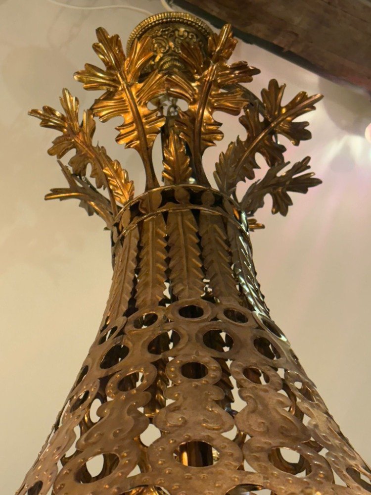 Pair Of Chandeliers From Southern Spain-photo-4