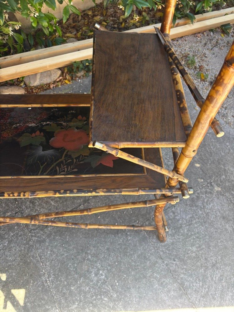 Bamboo And Lacquer Shelf-photo-3