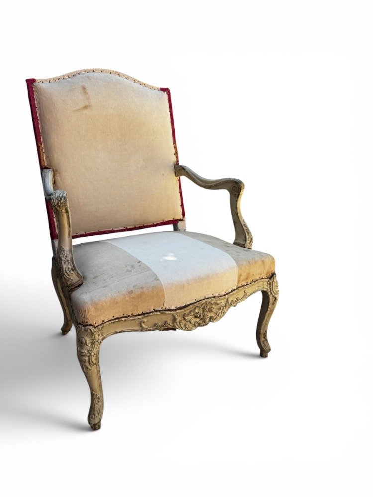 Pair Of Louis XV Armchairs-photo-2