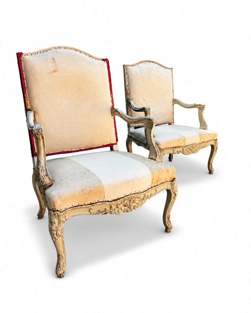 Pair Of Louis XV Armchairs