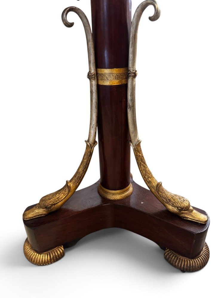 Table-desserte d'époque directoire, en acajou-photo-4