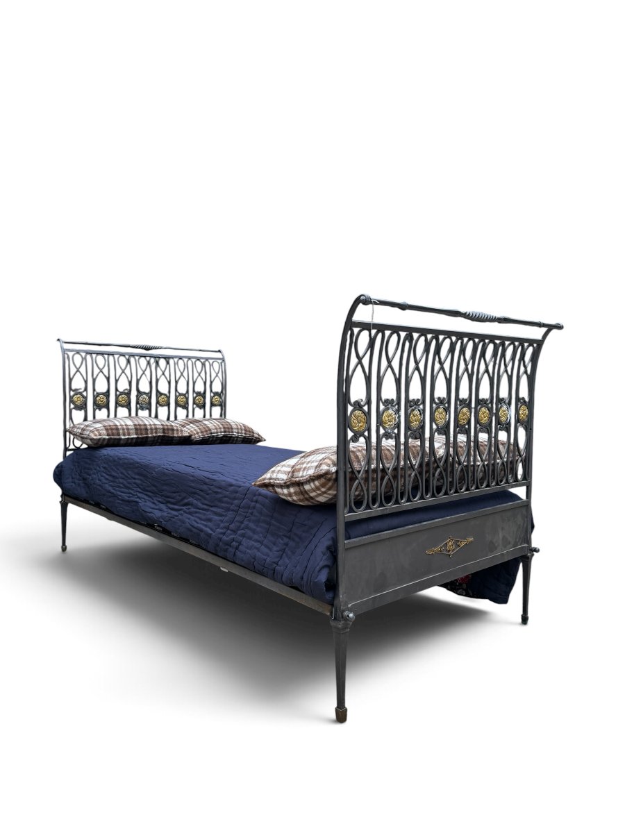 Directoire-style Wrought-iron Daybed-photo-2