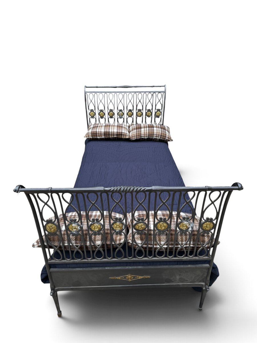 Directoire-style Wrought-iron Daybed-photo-3