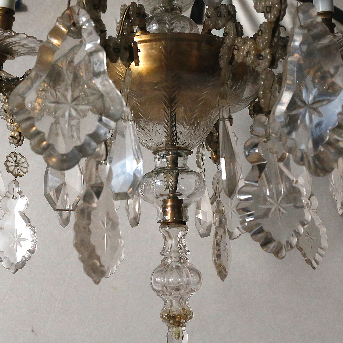Lustre à Pampilles 1900 -photo-3
