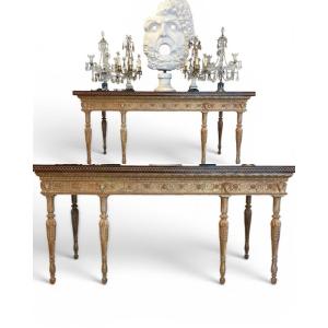 Pair Of 6-foot English Sideboards