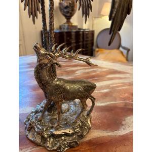 Silver-colored Metal Centerpiece