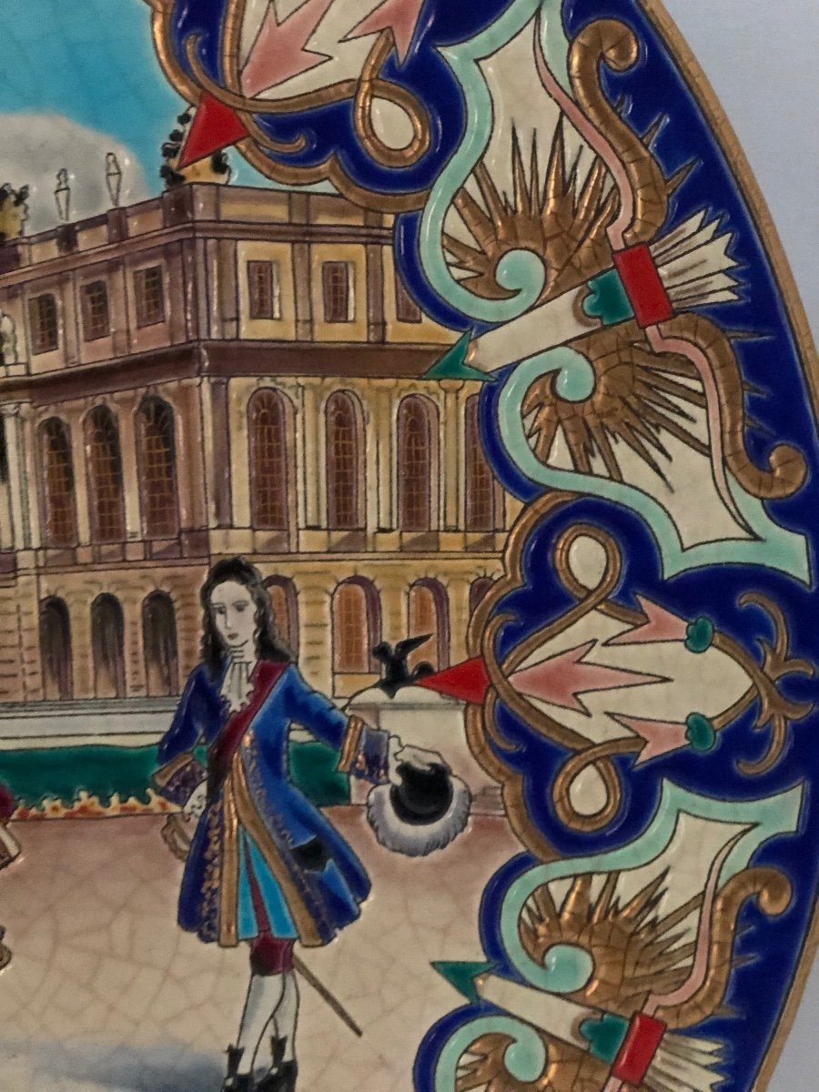 Plat Emaux De Longwy -photo-1