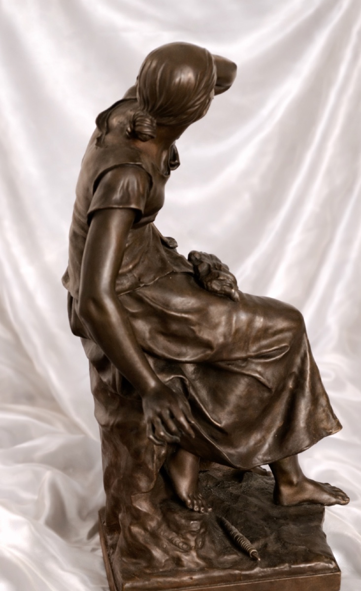 Bronze Sculpture Michel Léonard Béguine-photo-1