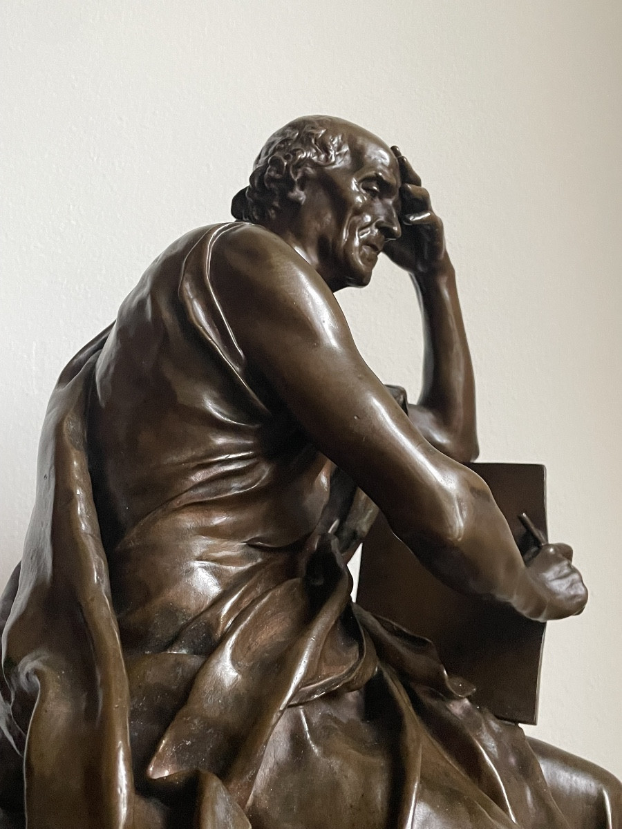 Bronze Paul Dubois  Barbedienne  & Collas -photo-4