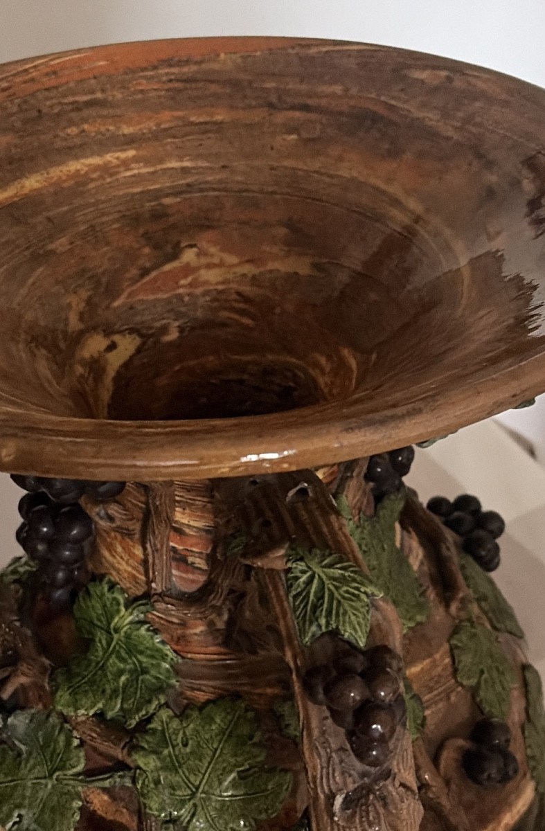Grand vase en Céramique Barbotine -photo-2