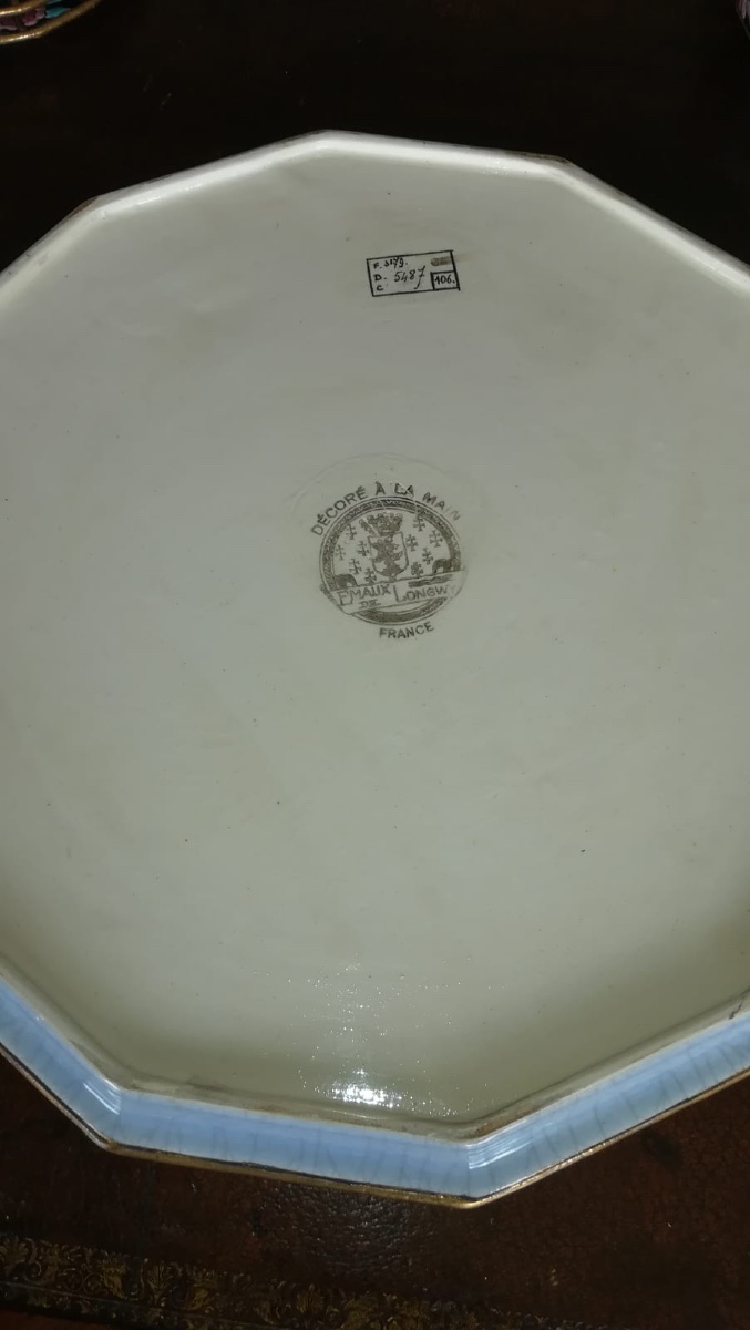 Longwy Enamel Service Art Deco-photo-3
