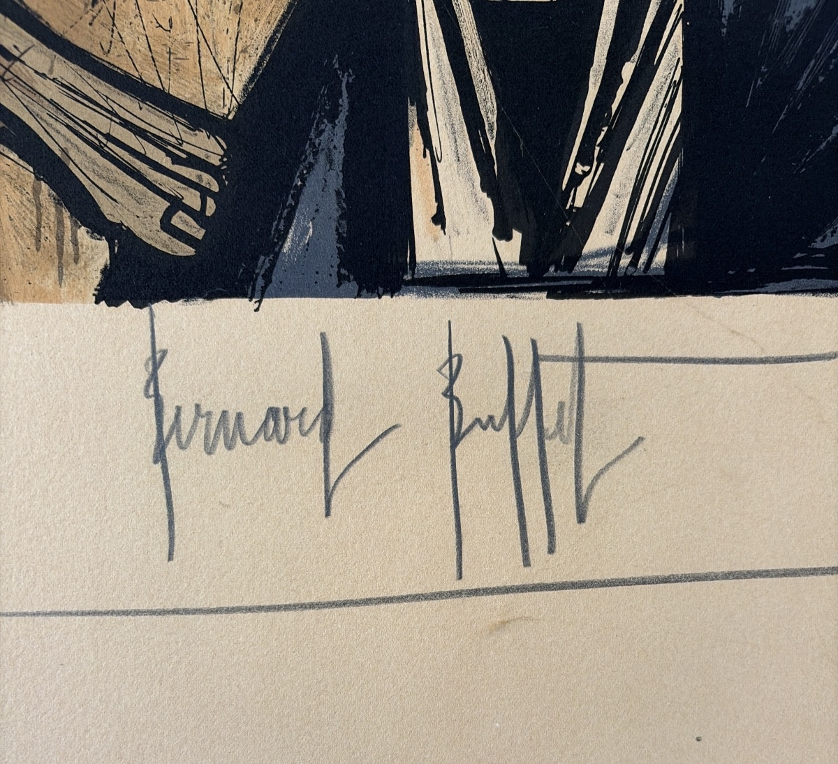 Bernard Buffet Lithograph-photo-2