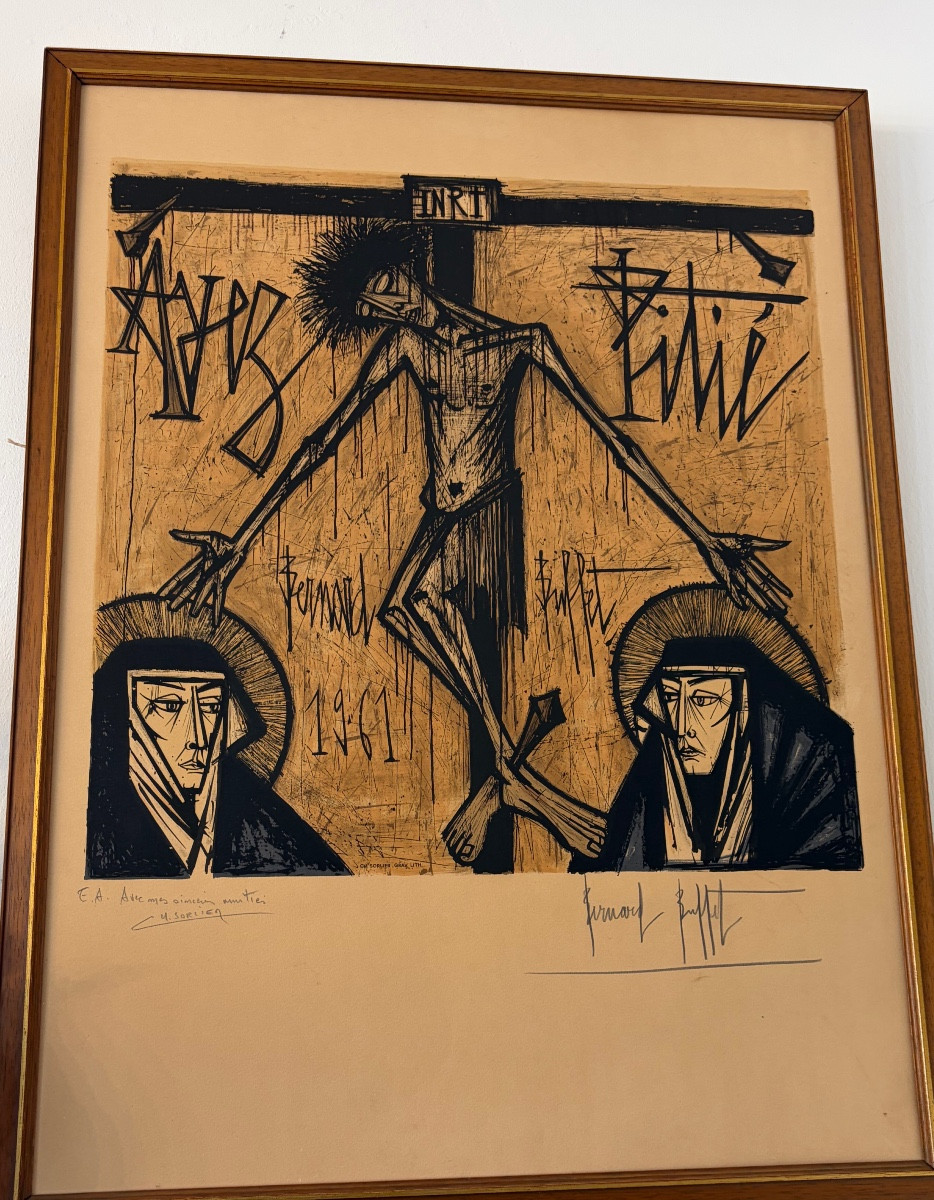 Bernard Buffet Lithograph-photo-2