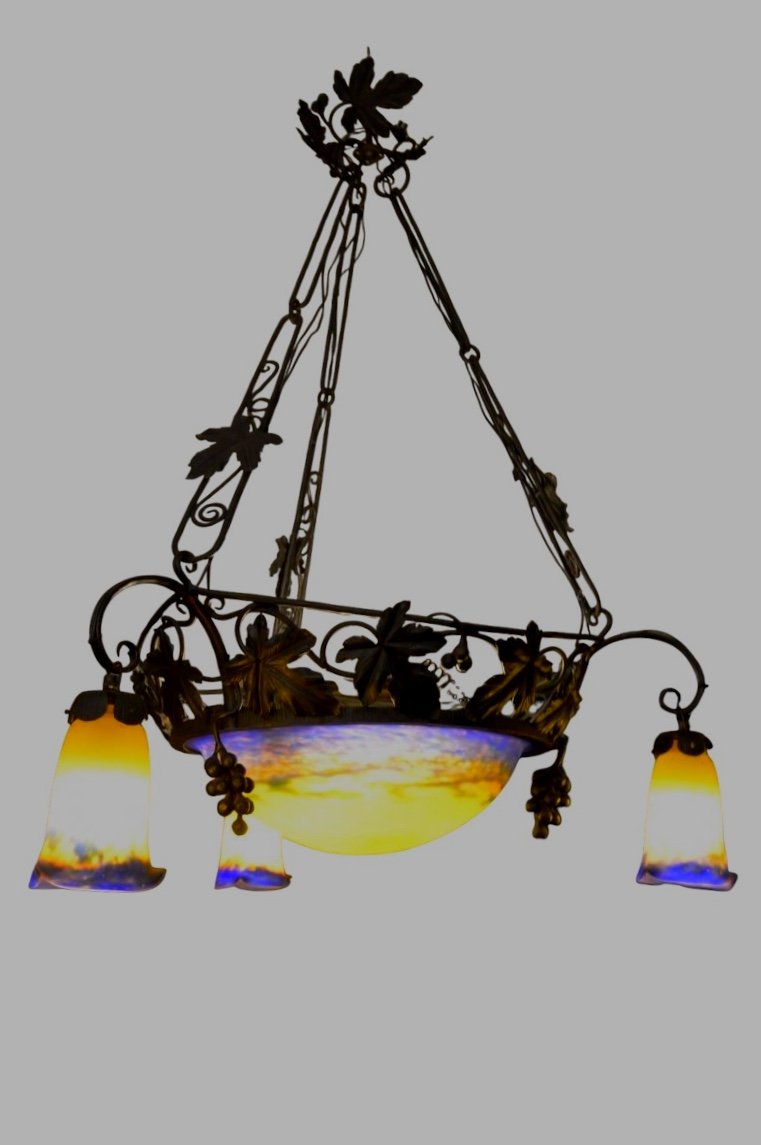 Muller Glass Paste Chandelier