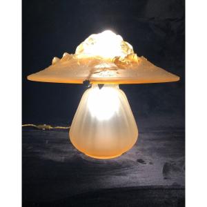 Lampe Art Déco  Pâte de verre 