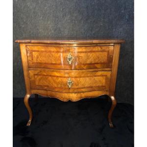 Louis XV Curved Commode
