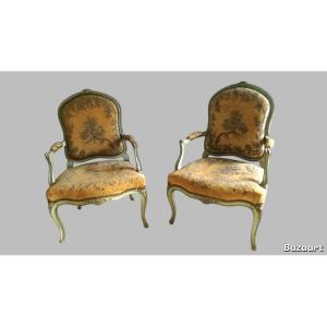 Pair Of 18th Century Armchairs 