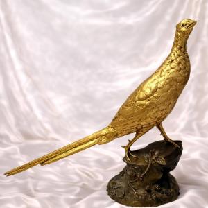  Faisan en Bronze 