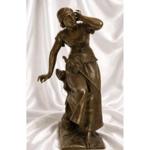  Bronze sculpture Michel Léonard Béguine