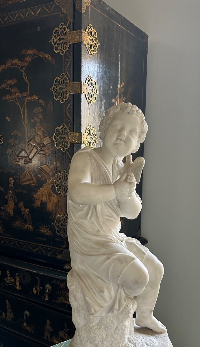 Sculpture en marbre J.GOTT-photo-5