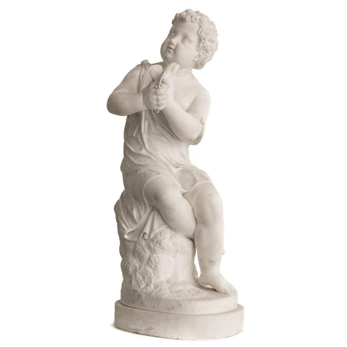Sculpture en marbre J.GOTT