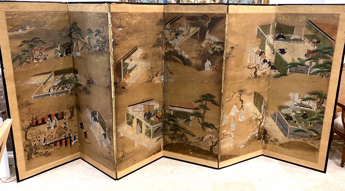 Japan Screen Edo Period-photo-4