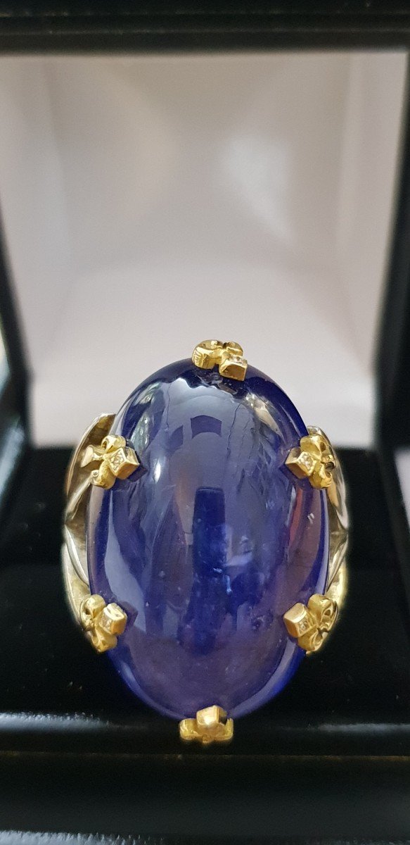 Bague Tanzanite Vintage -photo-2