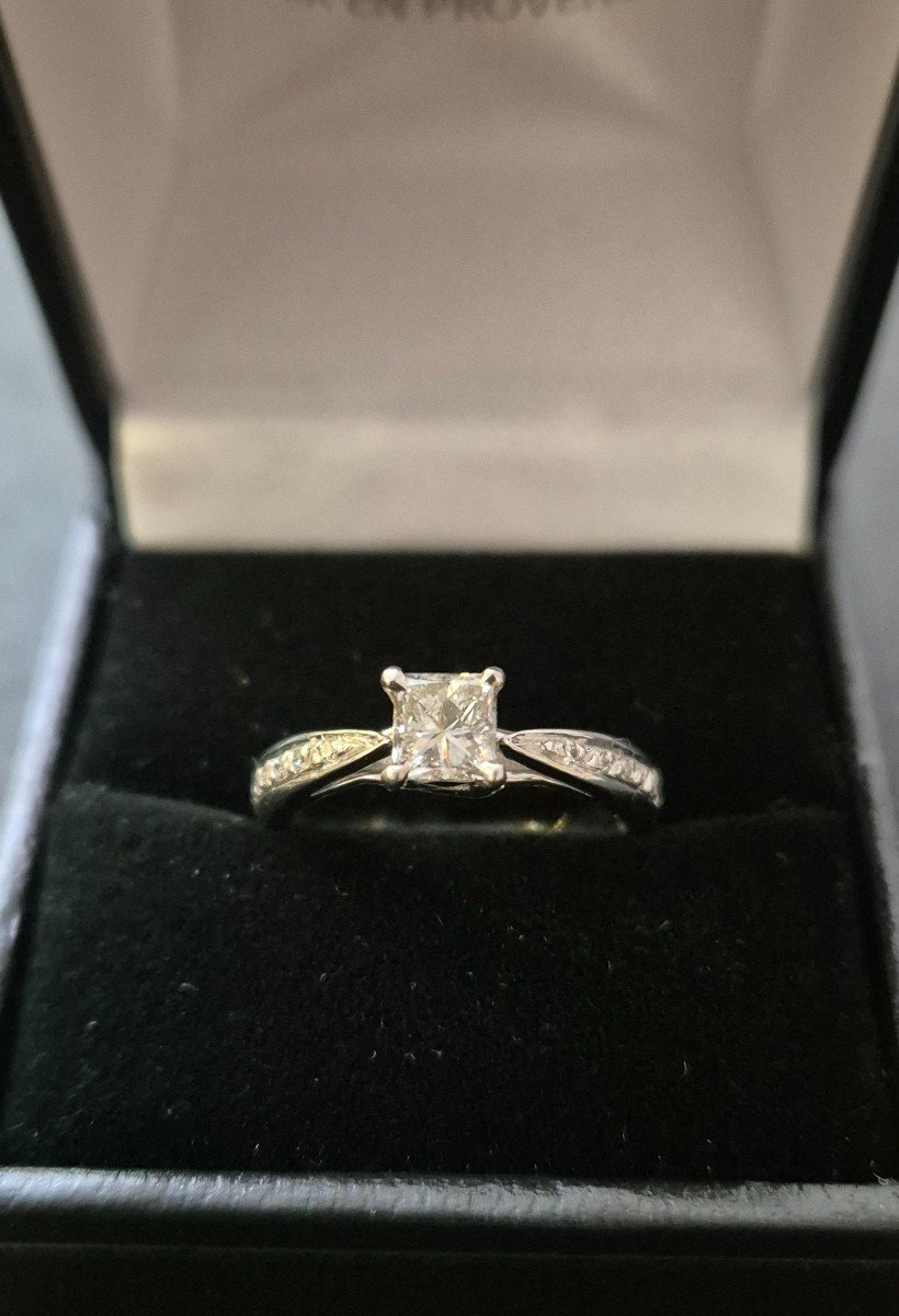 90s Princess Diamond Solitaire Ring