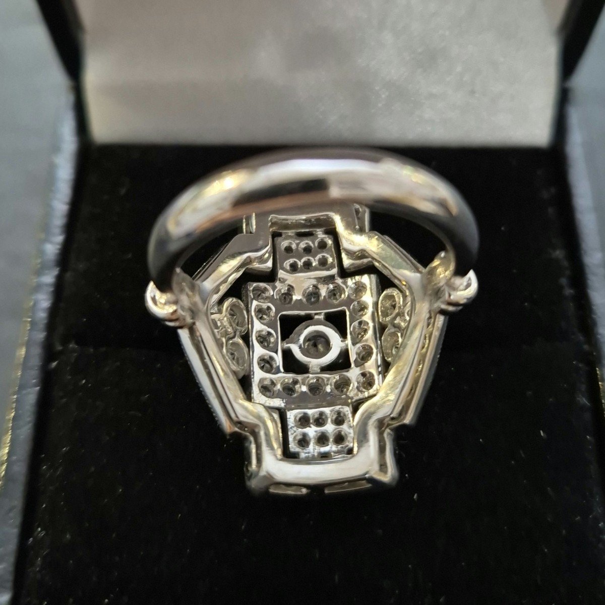 Bague Style Art Déco Diamants-photo-1