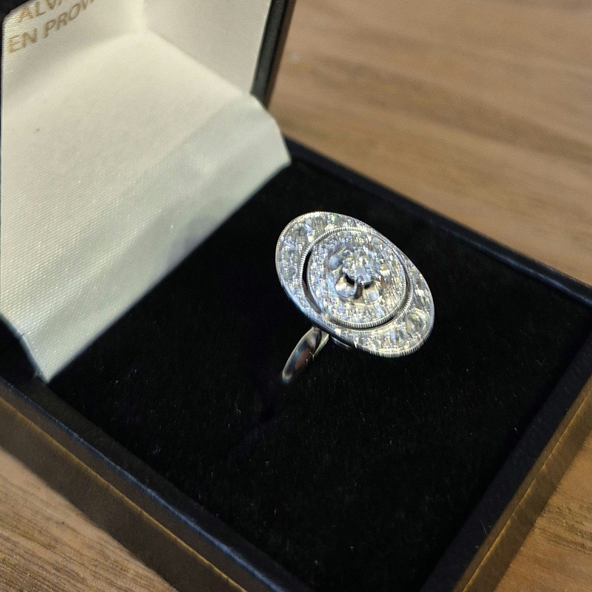 Art Deco Diamond Ring-photo-2