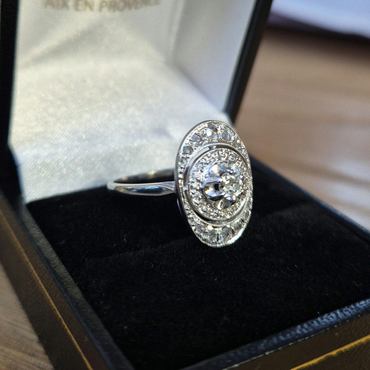 Art Deco Diamond Ring-photo-4