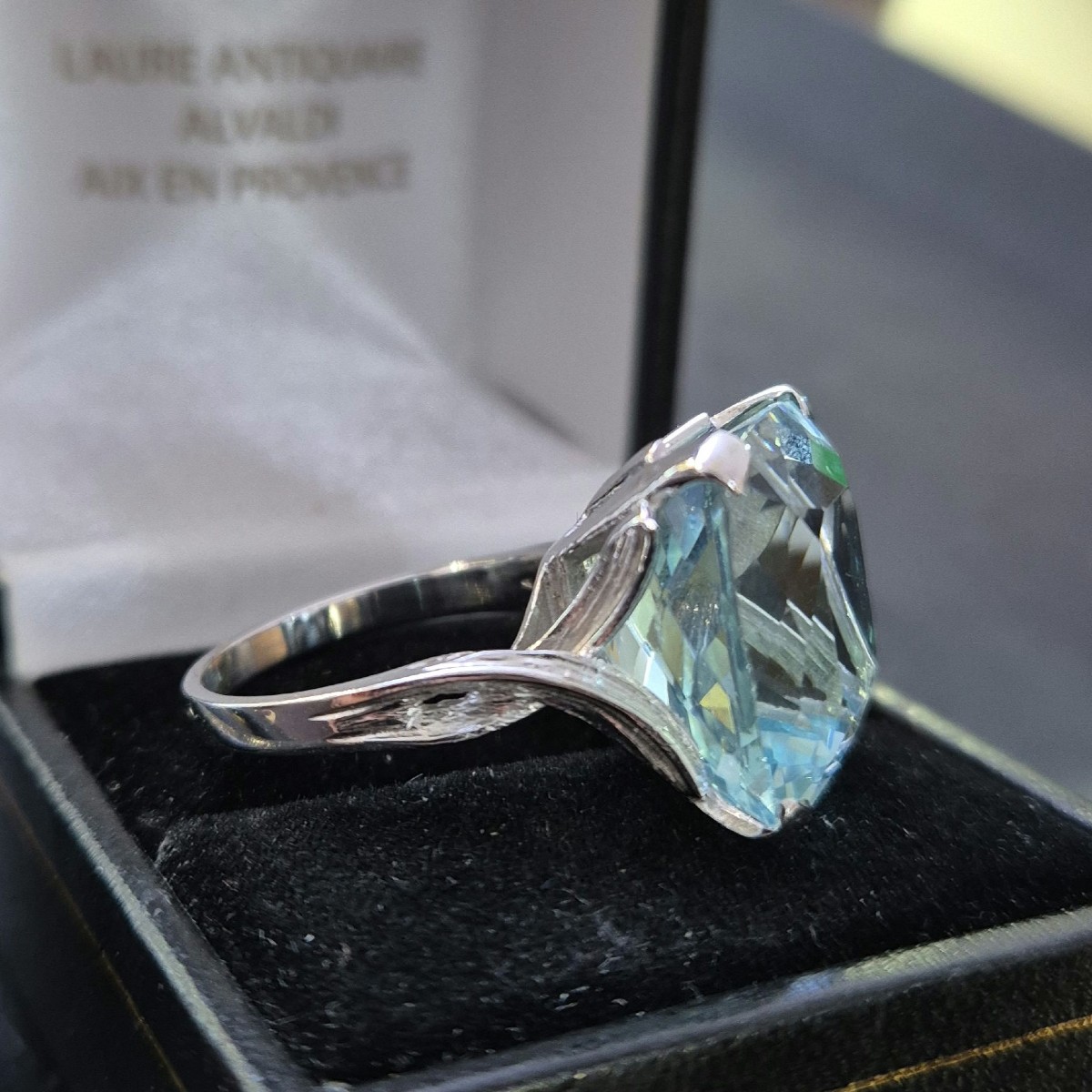 1960s Aquamarine Ring-photo-4